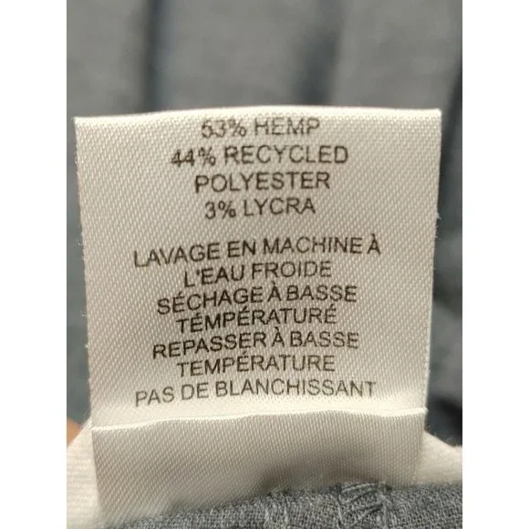 Isis Women's Gray Jean Mid Length Shorts Size 12 - Picture 4 of 4